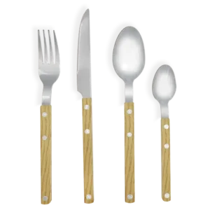 Set 4 Couverts GUSTAVE - Bois clair