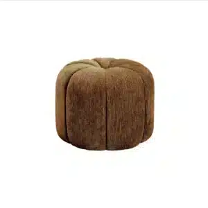 Tabouret en Velours côtelé POP - Choco