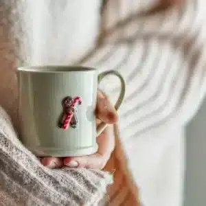 Tasse de Noël en Grès KENAI Rouge - Bloomingville