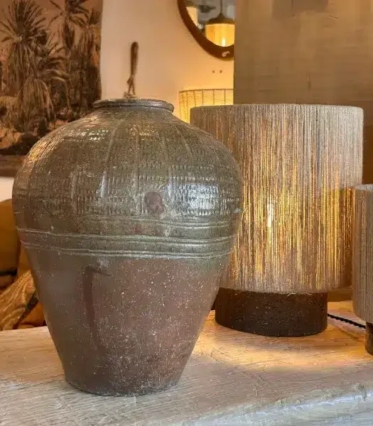 Ancienne Jarre à Riz Chinois Yulin