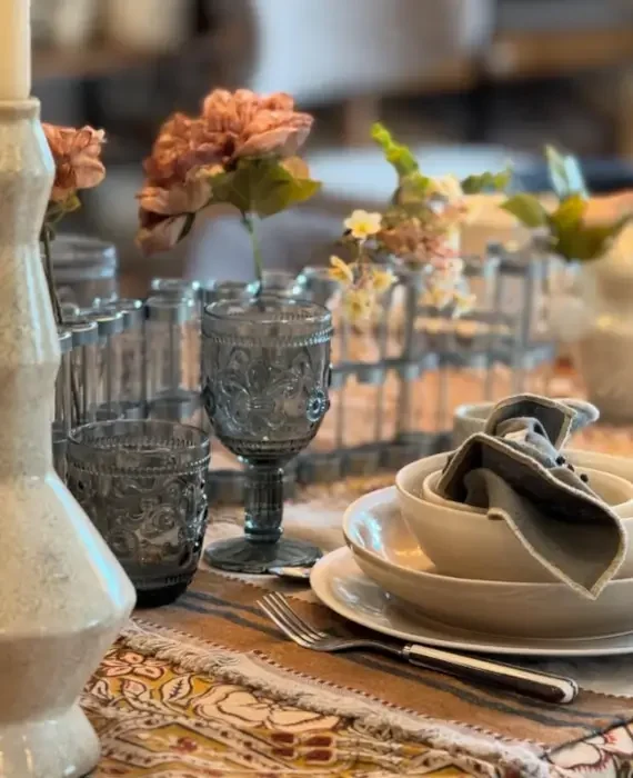 Décoration de table automne
